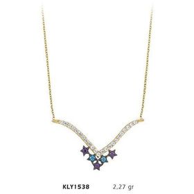Harem Altın KLY1538 14 Ayar Altın Yıldız Kolye