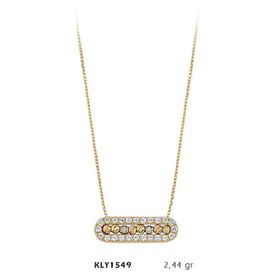 Harem Altın KLY1549 14 Ayar Altın Sıralı Top Kolye