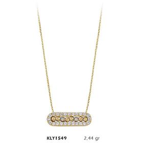 Harem Altın KLY1549 14 Ayar Altın Sıralı Top Kolye