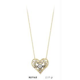 Harem Altın KLY163 14 Ayar Altın Kalp Kolye