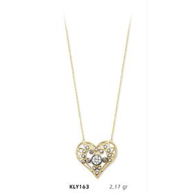 Harem Altın KLY163 14 Ayar Altın Kalp Kolye