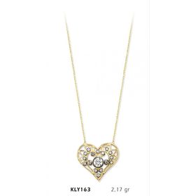 Harem Altın KLY163 14 Ayar Altın Kalp Kolye