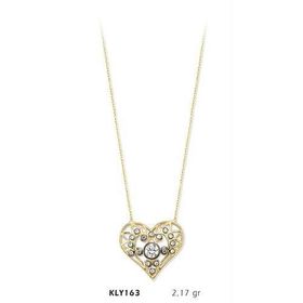 Harem Altın KLY163 14 Ayar Altın Kalp Kolye