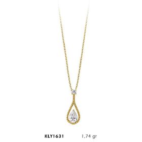 Harem Altın KLY1631 14 Ayar Altın Damla Model Kolye