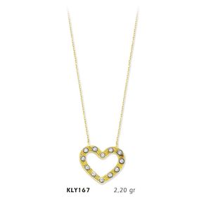 Harem Altın KLY167 14 Ayar Altın Kalp Kolye
