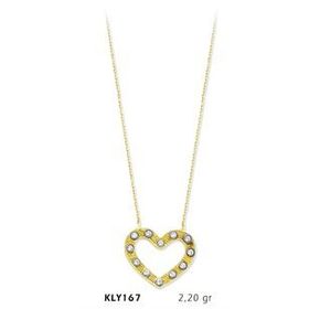 Harem Altın KLY167 14 Ayar Altın Kalp Kolye