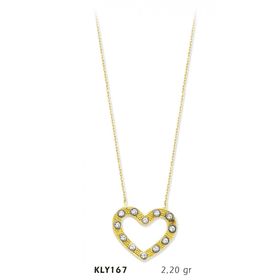 Harem Altın KLY167 14 Ayar Altın Kalp Kolye