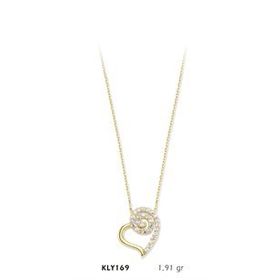 Harem Altın KLY169 14 Ayar Altın Kalp Kolye