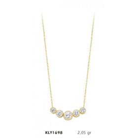 Harem Altın KLY1698 14 Ayar Beştaş Kolye