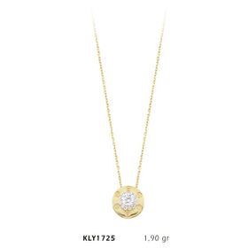 Harem Altın KLY1725 14 Ayar Tektaş Kolye