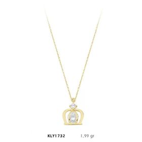 Harem Altın KLY1732 14 Ayar Tektaş Kavuk Kolye
