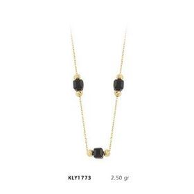 Harem Altın KLY1773 14 Ayar Altın Oniks Talşlı Kolye