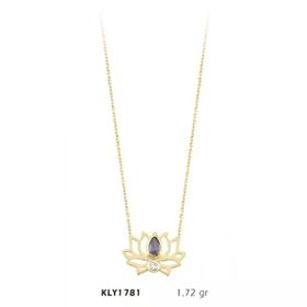 Harem Altın KLY1781 14 Ayar Altın Nilüfer Kolye