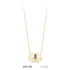 Harem Altın KLY1781 14 Ayar Altın Nilüfer Kolye