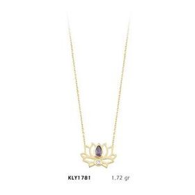Harem Altın KLY1781 14 Ayar Altın Nilüfer Kolye