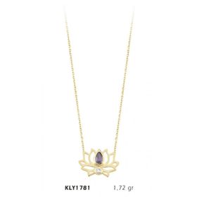Harem Altın KLY1781 14 Ayar Altın Nilüfer Kolye
