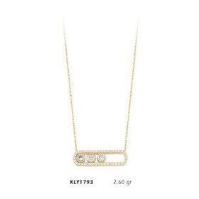 Harem Altın KLY1793 14 Ayar Yatay Üçtaş Kolye