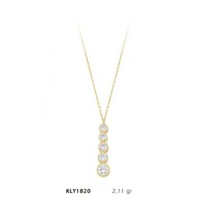 Harem Altın KLY1820 14 Ayar Altın Beştaş Kolye
