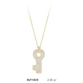 Harem Altın KLY1825 14 Ayar Altın Kalpli Anahtar Kolye