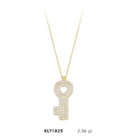 Harem Altın KLY1825 14 Ayar Altın Kalpli Anahtar Kolye