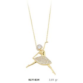 Harem Altın KLY1834 14 Ayar Altın Balerin Kolye