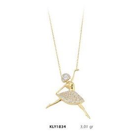 Harem Altın KLY1834 14 Ayar Altın Balerin Kolye