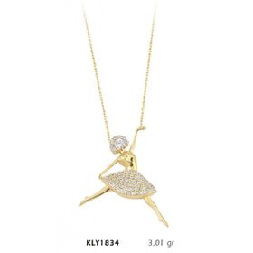 Harem Altın KLY1834 14 Ayar Altın Balerin Kolye