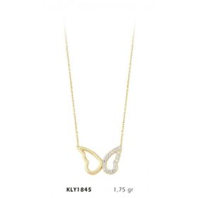 Harem Altın KLY1845 14 Ayar Altın Kelebek Kanadı Kolye