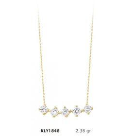 Harem Altın KLY1848 14 Ayar Altın Beştaş Kolye