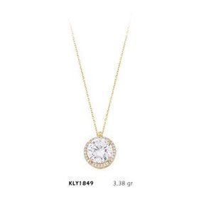 Harem Altın KLY1849 14 Ayar Altın Tektaş Kolye