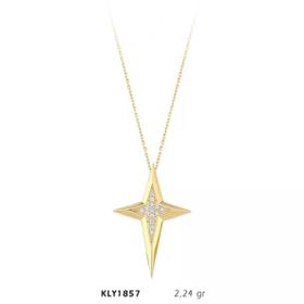 Harem Altın KLY1857 14 Ayar Altın Kutup Yıldızı Kolye