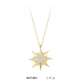 Harem Altın KLY1861 14 Ayar Altın Yıldız Kolye