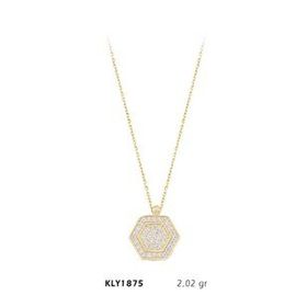Harem Altın KLY1875 14 Ayar Altın Altıgen Kolye