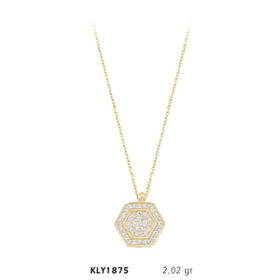 Harem Altın KLY1875 14 Ayar Altın Altıgen Kolye