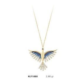 Harem Altın KLY1880 14 Ayar Taşlı Anka Kuşu Kolye