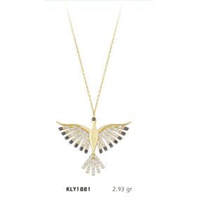 Harem Altın KLY1881 14 Ayar Altın Taşlı Anka Kuşu Kolye