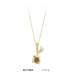 Harem Altın KLY1884 14 Ayar Altın Seni Seviyorum Melek Kolye