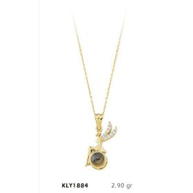 Harem Altın KLY1884 14 Ayar Altın Seni Seviyorum Melek Kolye