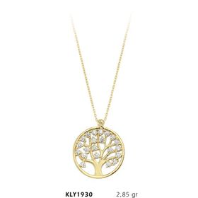 Harem Altın KLY1930 14 Ayar Altın Hayat Ağacı Kolye