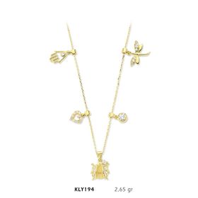 Harem Altın KLY194 14 Ayar Altın Şans Kolyesi