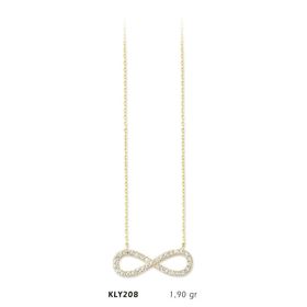 Harem Altın KLY208 14 Ayar Altın Sonsuzluk Kolye