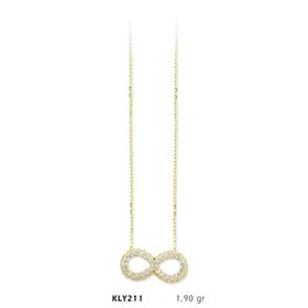 Harem Altın KLY211 14 Ayar Altın Sonsuzluk Kolye