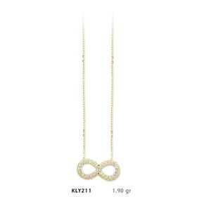 Harem Altın KLY211 14 Ayar Altın Sonsuzluk Kolye