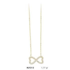 Harem Altın KLY212 14 Ayar Altın Sonsuzluk Kolye