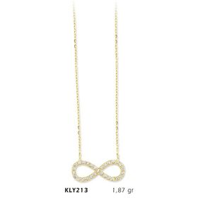 Harem Altın KLY213 14 Ayar Altın Sonsuzluk Kolye