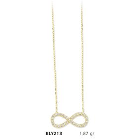 Harem Altın KLY213 14 Ayar Altın Sonsuzluk Kolye