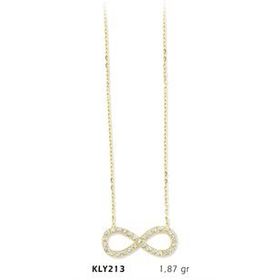 Harem Altın KLY213 14 Ayar Altın Sonsuzluk Kolye