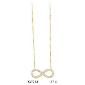 Harem Altın KLY213 14 Ayar Altın Sonsuzluk Kolye