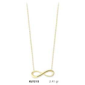 Harem Altın KLY215 14 Ayar Altın Sonsuzluk Kolye