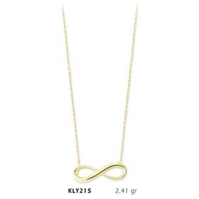 Harem Altın KLY215 14 Ayar Altın Sonsuzluk Kolye